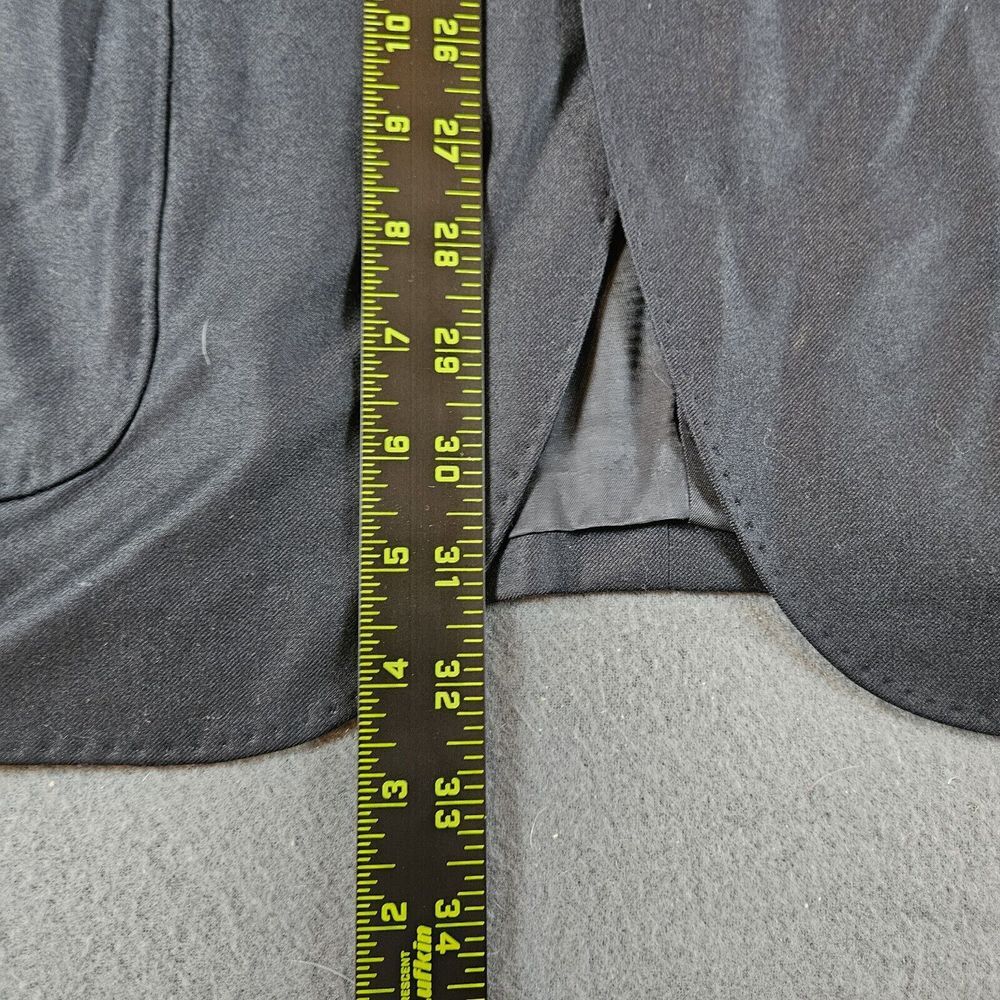 Brooks Brothers Mens Blue Herringbone 2 Btn 100%‎ Linen Sport Coat 44R